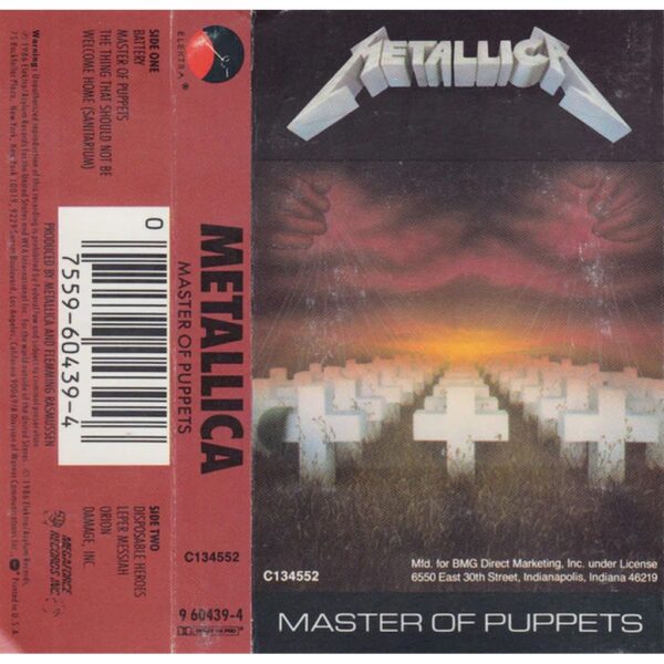 METALLICA - MASTER OF PUPPETS CASSETTE