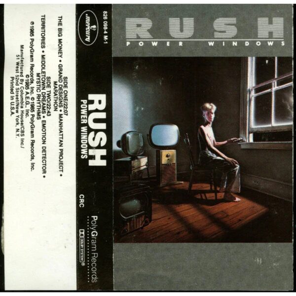 RUSH - POWER WINDOWS  CASSETTE
