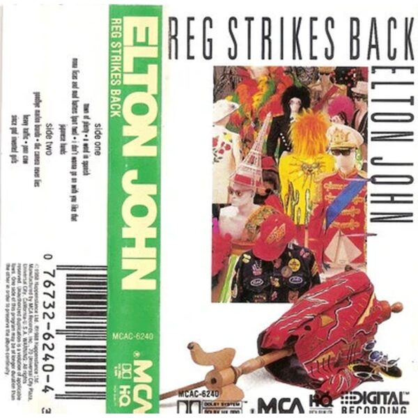 ELTON JOHN - REG STRIKES BACK  CASSETTE