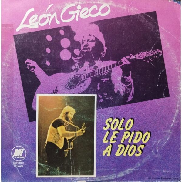 LEON GIECO - SOLO LE PIDO A DIOS LP (DE EPOCA)