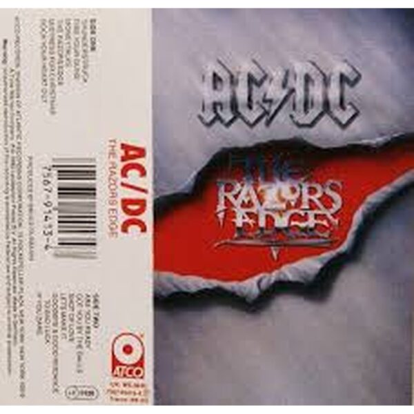 AC/DC - THE RAZORS EDGE CASSETTE