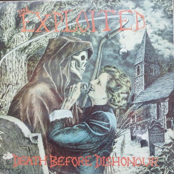 THE EXPLOITED - DEATH BEFORE DISHONOUR LP (DE EPOCA)