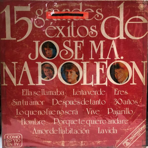 JOSE MA NAPOLEON - 15 GRANDES EXITOS  LP