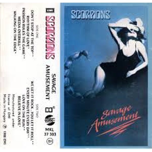 SCORPIONS - SAVAGE AMUSEMENT CASSETTE