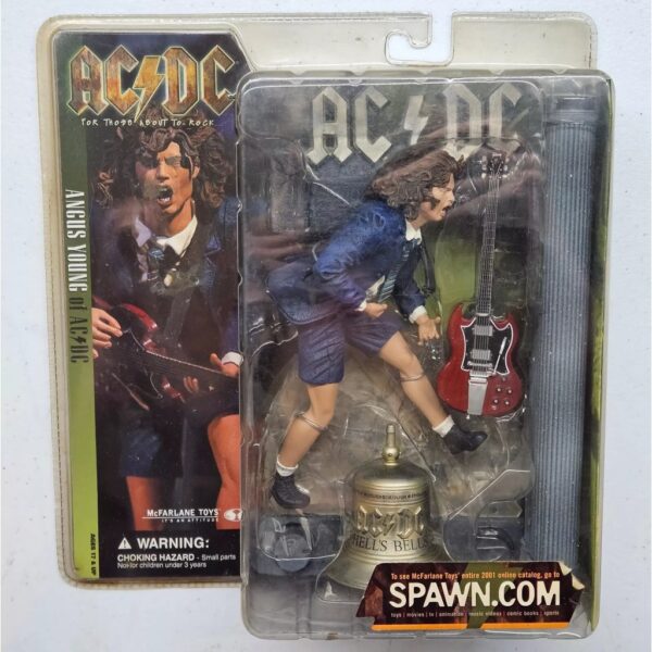 AC/DC - ANGUS YOUNG / FOR THOSE ABOUT TO ROCK  MUÑECO FIGURA DE COLECCION