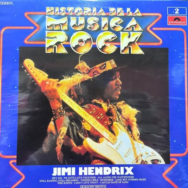 JIMMI HENDRIX - HISTORIA DE LA MUSICA  ROCK LP (DE EPOCA)