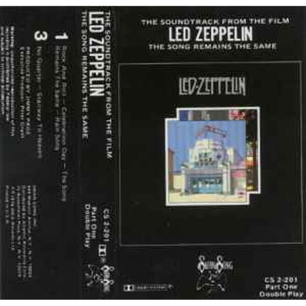 LED ZEPPELIN- THE SONG REMAINS THE SAME CASSETTE