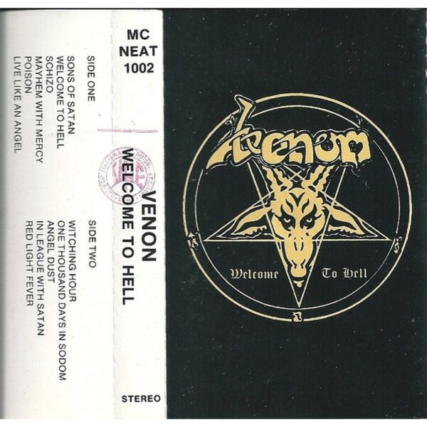 VENOM - WELCOME TO  HELL CASSETTE