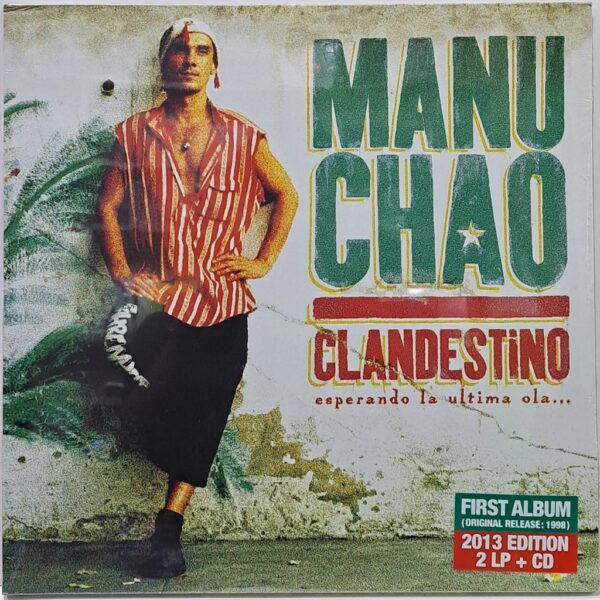 MANU CHAO - CLANDESTINO ESPERANDO LA ULTIMA OLA LP