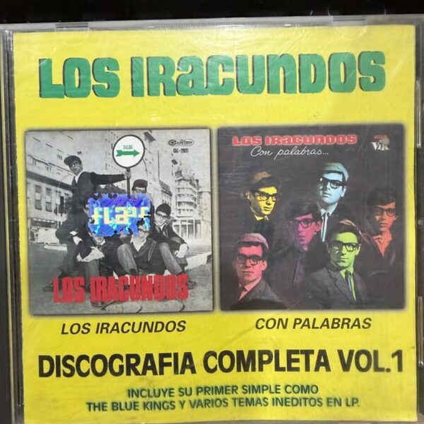 LOS IRACUNDOS - CON PALABRAS / DISCOGRAFIA COMPLETA VOL.1 CD