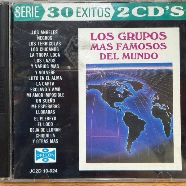 LOS GRUPOS MAS FAMOSOS DEL MUNDO - 30 EXITOS CD (SEGUNDA MANO)
