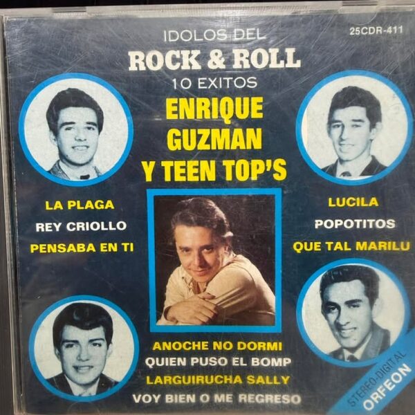 ENRIQUE GUZMAN Y TEEN TOPS - IDOLOS DEL ROCK AND ROLL CD (SEGUNDA MANO)