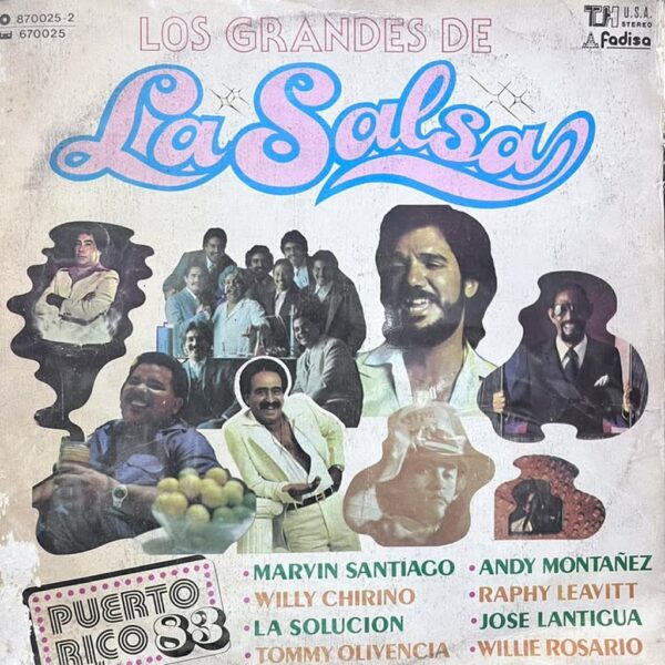 LOS GRANDES DE LA SALSA - VARIOS INTERPRETES LP (DE EPOCA)