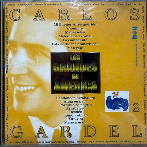 CARLOS GARDEL - LOS GRANDES DE AMERICA CD (SEGUNDA MANO)