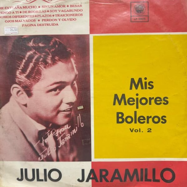 JULIO JARAMILLO - MIS MEJORES BOLEROS VOL.2 LP (DE EPOCA)