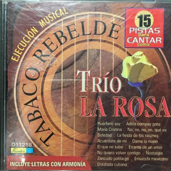 TRIO LA ROSA - TABACO REBELDE CD (SEGUNDA MANO)