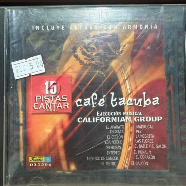 CAFE TACUBA - 15 PISTAS PARA CANTAR CD (SEGUNDA MANO)