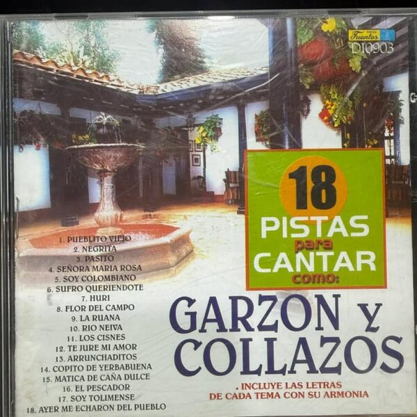 GARZON Y COLLAZOS - 18 PISTAS PARA CANTAR CD (SEGUNDA MANO)