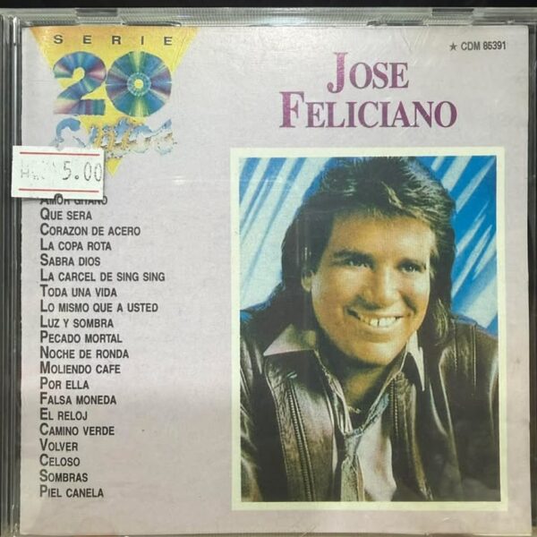 JOSE FELICIANO - 20 EXITOS CD (SEGUNDA MANO)