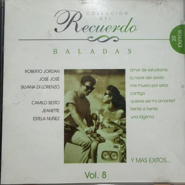 COLECCION DEL RECUERDO - BALADAS VOL.8 CD (SEGUNDA MANO)