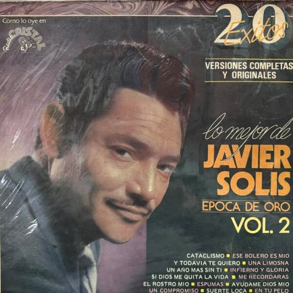 JAVIER SOLIS - 20 EXITOS LO MEJOR DE VOL. 2 LP (DE EPOCA)