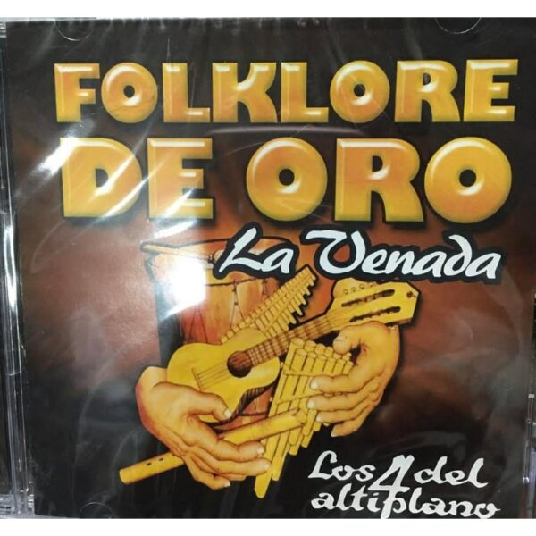 LOS 4 DEL ALTIPLANO - FOLKLORE DE ORO LA VENADA  CD (SEGUNDA MANO)