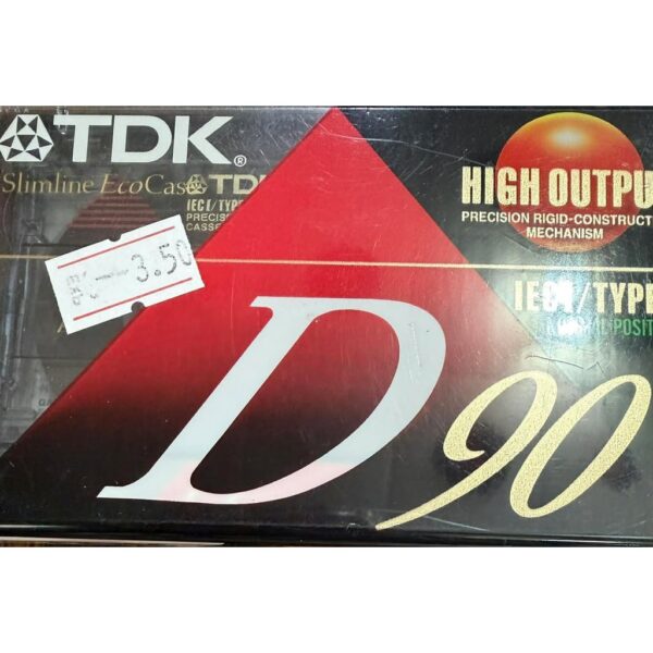 TDK - D90 MIN CASSETTE