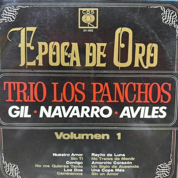 LOS PANCHOS - EPOCA DE ORO VOLUMEN 1 LP (DE EPOCA)