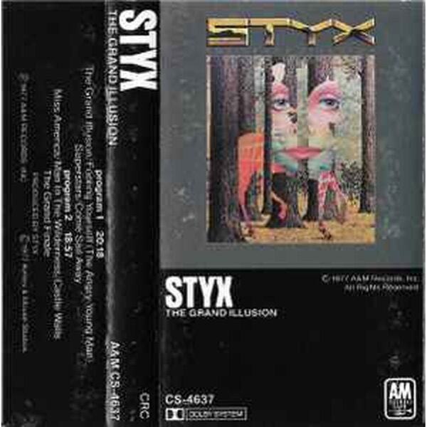 STYX - THE GRAND ILLUSION CASSETTE