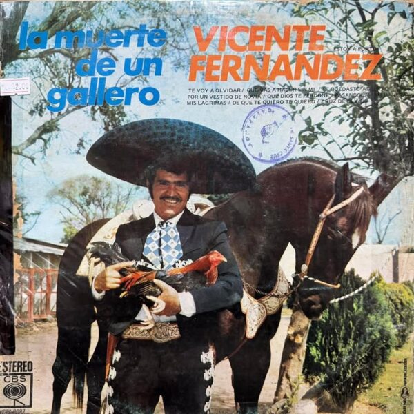 VICENTE FERNANDEZ - LA MUERTE DE UN GALLERO LP