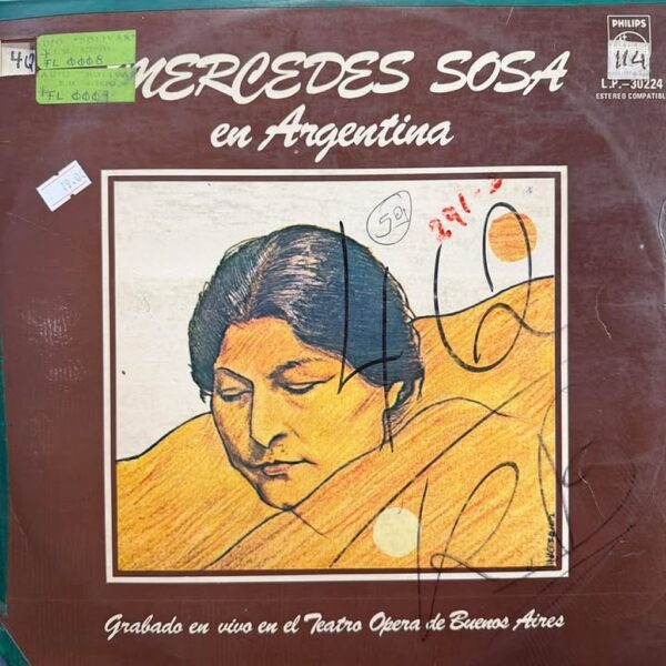 MERCEDES SOSA  - EN ARGENTINA  2LP (DE EPOCA)