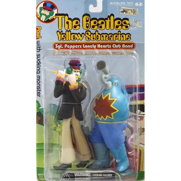 THE BEATLES - PAUL WITH SUCKING MONSTER YELLLOW SUBMARINE MUÑECO