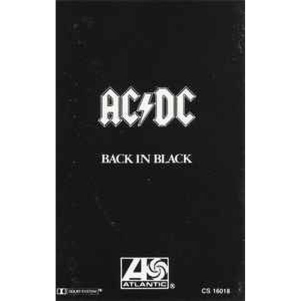 AC/DC - BACK IN BLACK CASSETTE