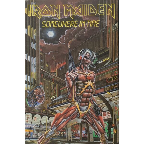 IRON MAIDEN - SOMEWHERE IN TIME CASSETTE (EDI AMERICANA)